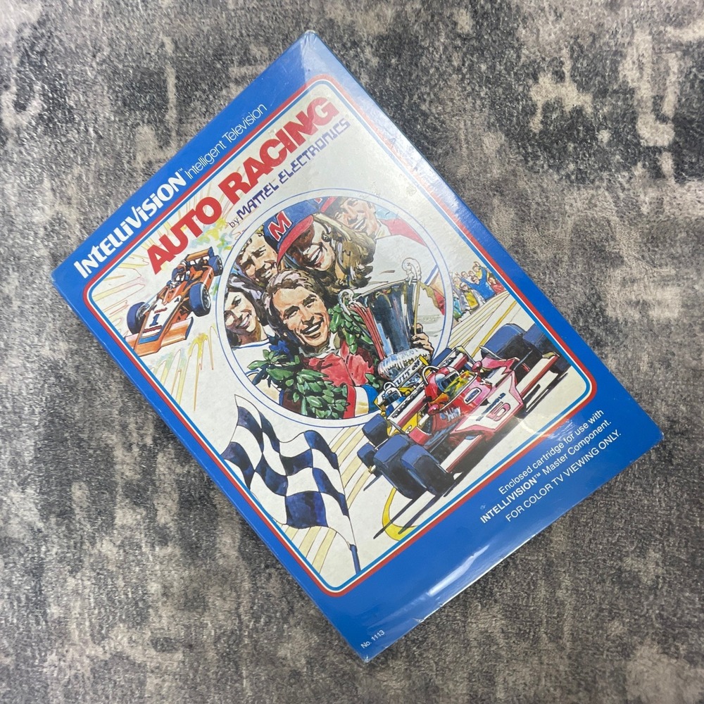 Intellivision Auto Racing by Mattel Electronics No. 1113 Factory Sealed NEW